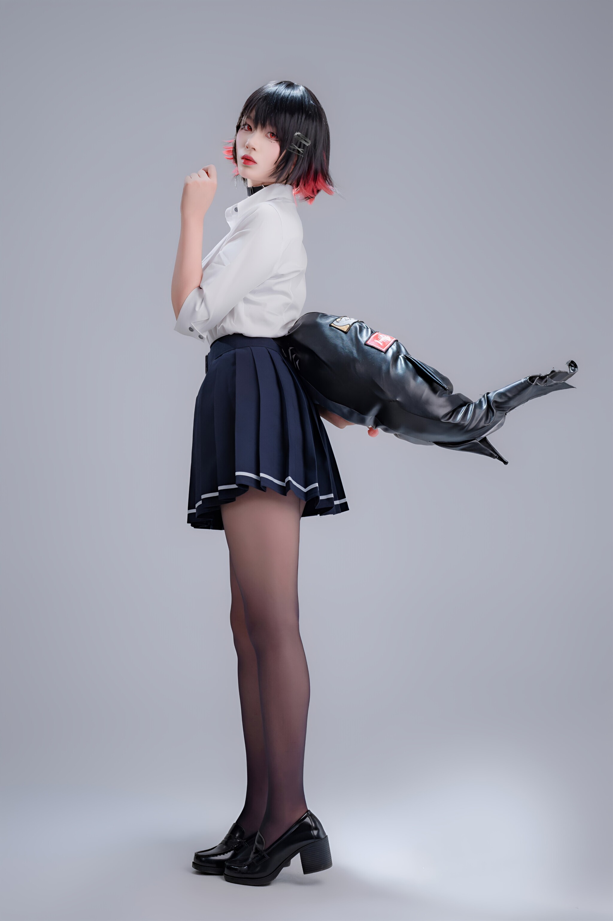 轩萧学姐 - NO.090 鲨鱼妹JK[101P1V]-XikXak